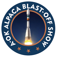 A-OK Alpaca Blast-Off Logo